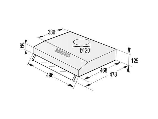 Вытяжка GORENJE WHU529EX/M